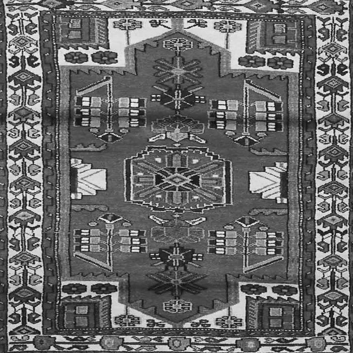 Serging Thickness of Persian Gray Traditional Rug, tr4472gry