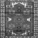 Serging Thickness of Persian Gray Traditional Rug, tr4472gry