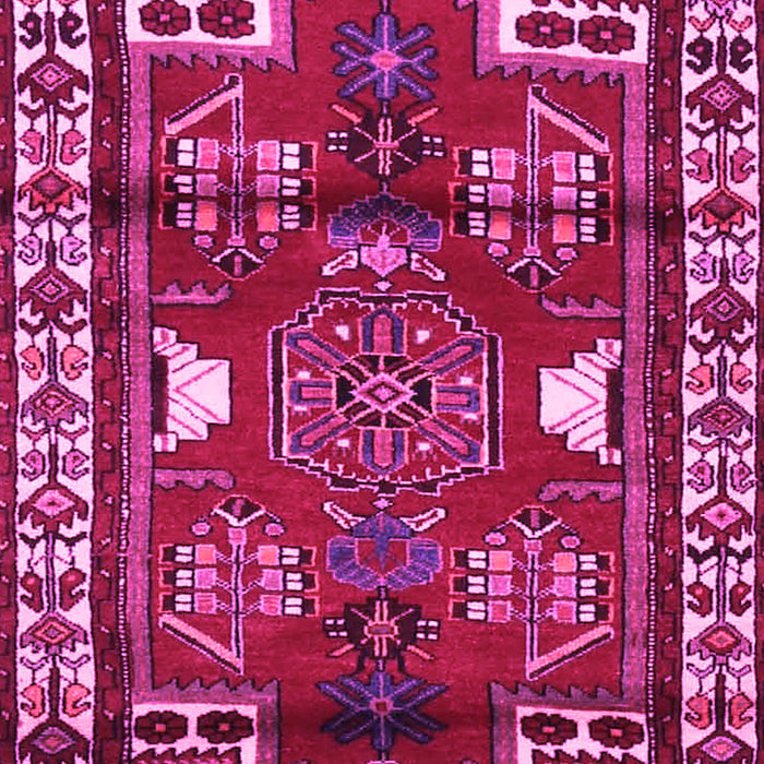 Machine Washable Persian Pink Traditional Rug, wshtr4472pnk