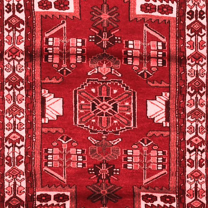 Machine Washable Persian Red Traditional Rug, wshtr4472red
