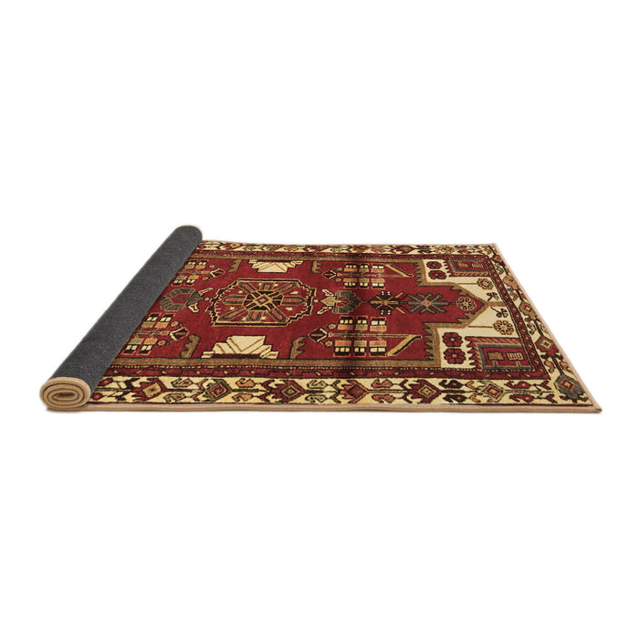 Sideview of Persian Brown Traditional Rug, tr4472brn