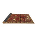 Sideview of Persian Brown Traditional Rug, tr4472brn