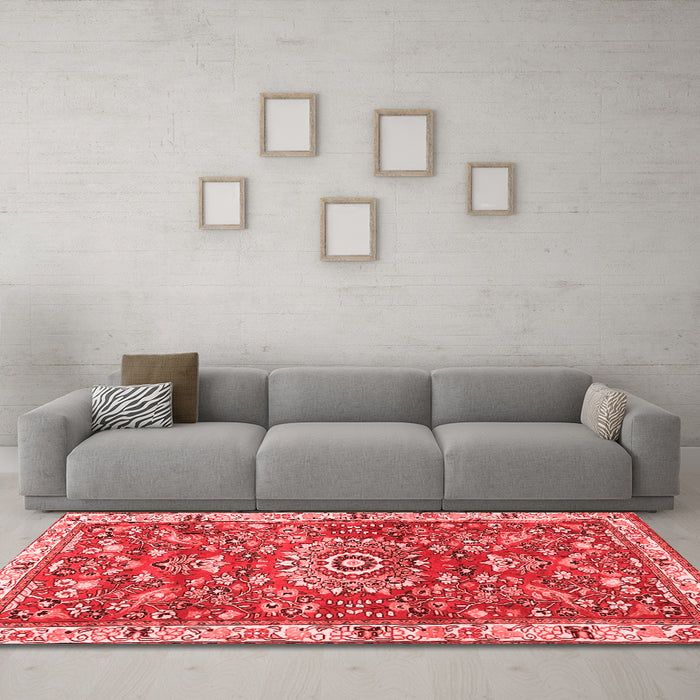 Traditional Red Washable Rugs