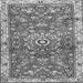 Serging Thickness of Medallion Gray Traditional Rug, tr4473gry