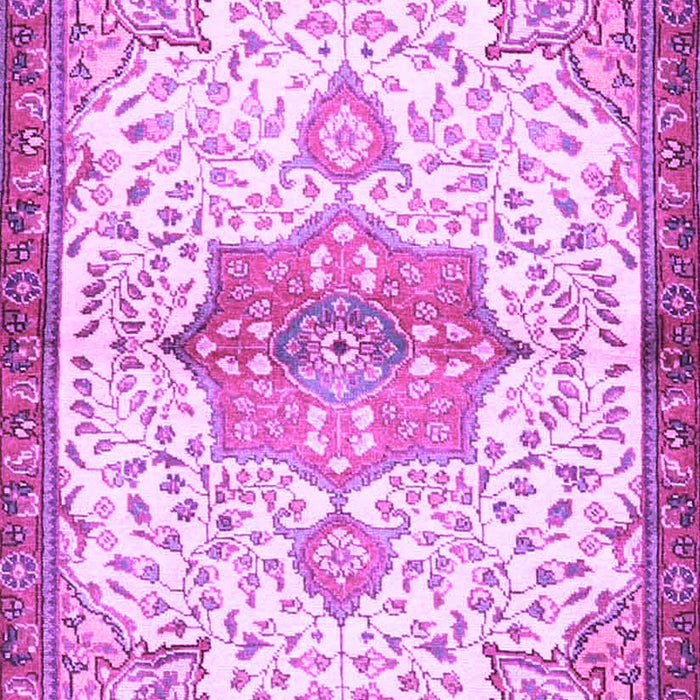 Medallion Purple Traditional Rug, tr4474pur