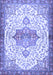 Medallion Blue Traditional Rug, tr4474blu