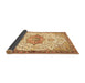 Sideview of Medallion Brown Traditional Rug, tr4474brn