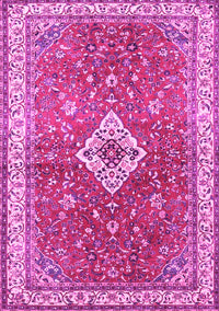 Medallion Pink Traditional Rug, tr4475pnk