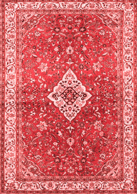 Medallion Red Traditional Rug, tr4475red