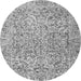 Square Persian Gray Traditional Rug, tr4476gry