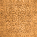 Serging Thickness of Persian Orange Traditional Rug, tr4476org
