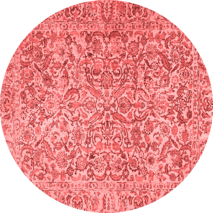 Machine Washable Persian Red Traditional Rug, wshtr4476red