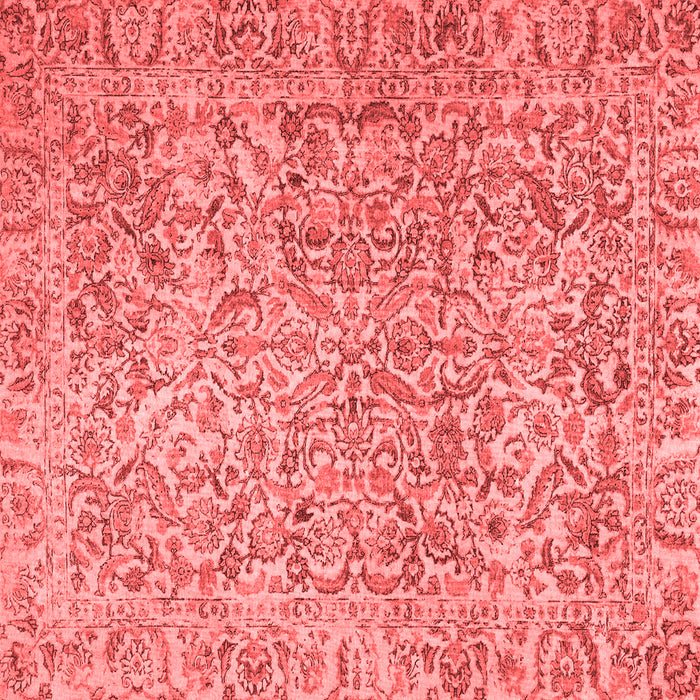 Machine Washable Persian Red Traditional Rug, wshtr4476red