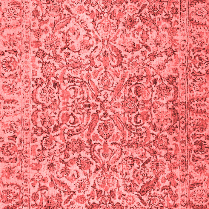 Machine Washable Persian Red Traditional Rug, wshtr4476red