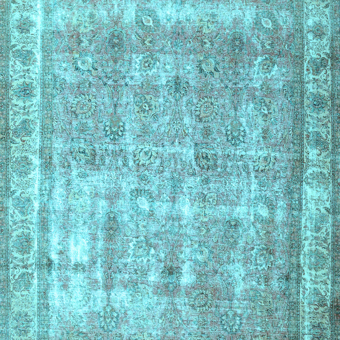 Machine Washable Persian Light Blue Traditional Rug, wshtr4477lblu