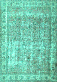 Persian Turquoise Traditional Rug, tr4477turq