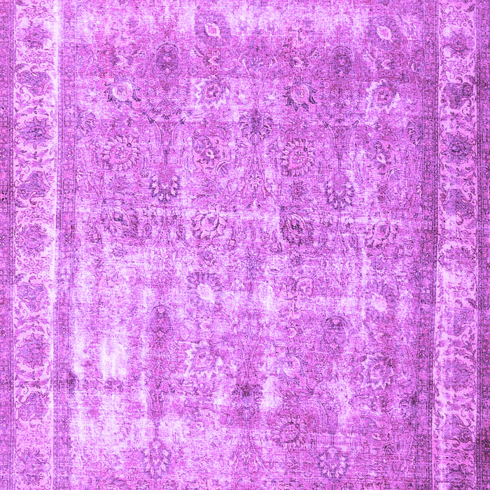 Machine Washable Persian Purple Traditional Area Rugs, wshtr4477pur