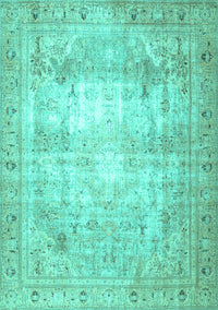 Persian Turquoise Traditional Rug, tr4478turq