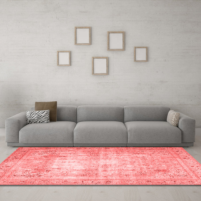 Traditional Red Washable Rugs