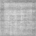 Serging Thickness of Persian Gray Traditional Rug, tr4479gry