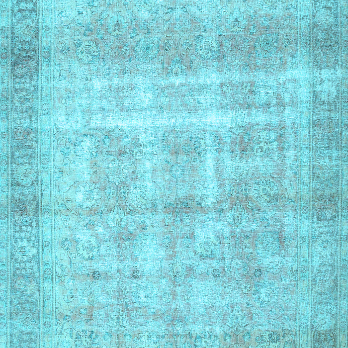Machine Washable Persian Light Blue Traditional Rug, wshtr4479lblu