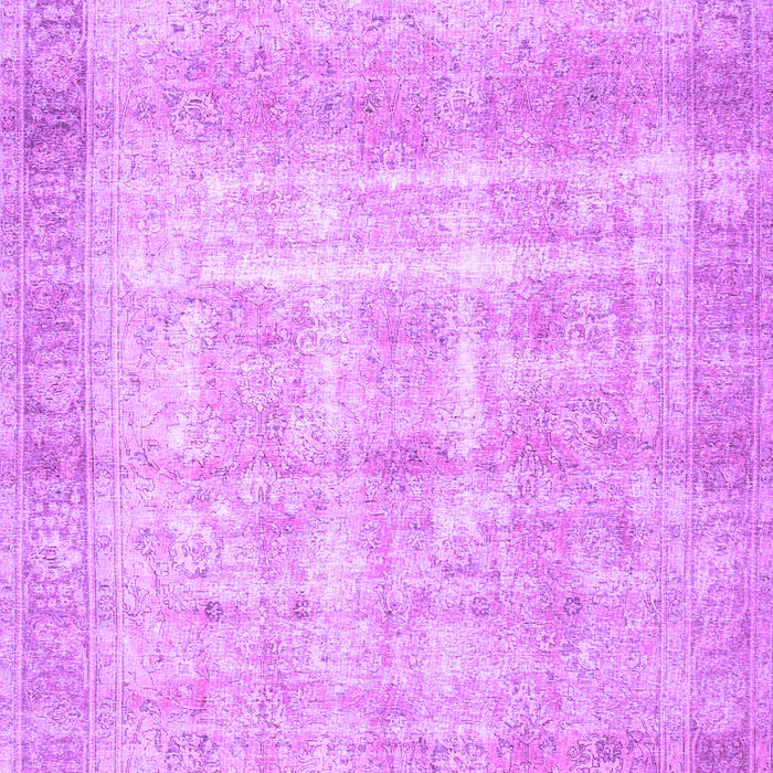Machine Washable Persian Purple Traditional Area Rugs, wshtr4479pur