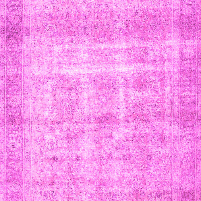 Machine Washable Persian Pink Traditional Rug, wshtr4479pnk