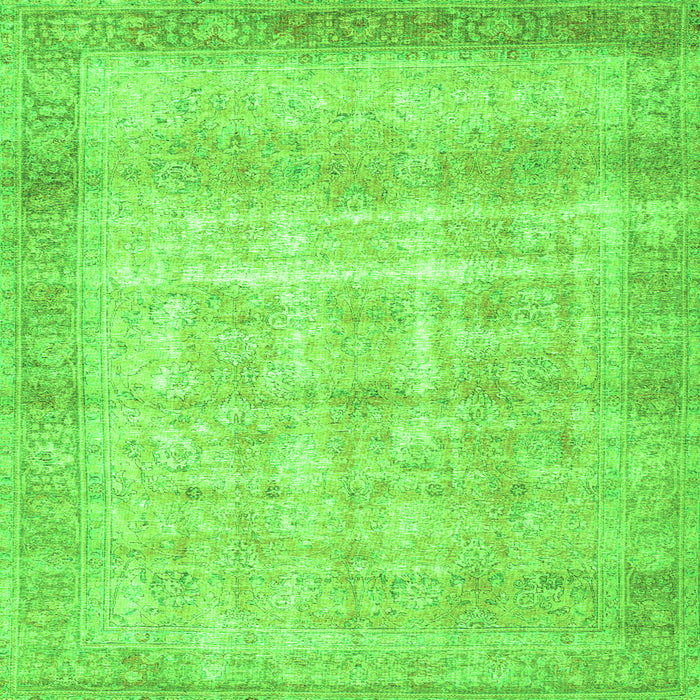 Serging Thickness of Persian Green Traditional Rug, tr4479grn