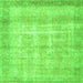 Serging Thickness of Persian Green Traditional Rug, tr4479grn