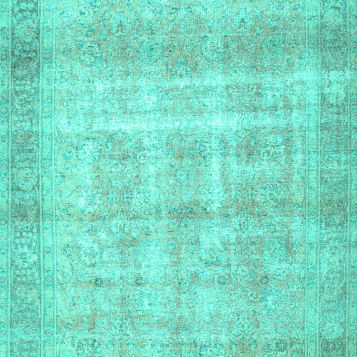 Machine Washable Persian Turquoise Traditional Area Rugs, wshtr4479turq
