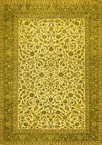 Persian Yellow Traditional Rug, tr447yw