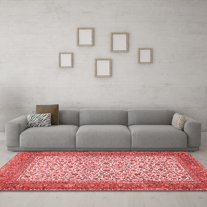 Traditional Red Washable Rugs