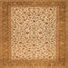 Serging Thickness of Persian Orange Traditional Rug, tr447org