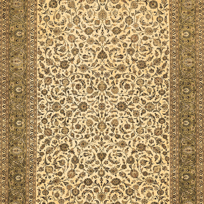 Machine Washable Persian Brown Traditional Rug, wshtr447brn