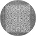 Square Persian Gray Traditional Rug, tr447gry