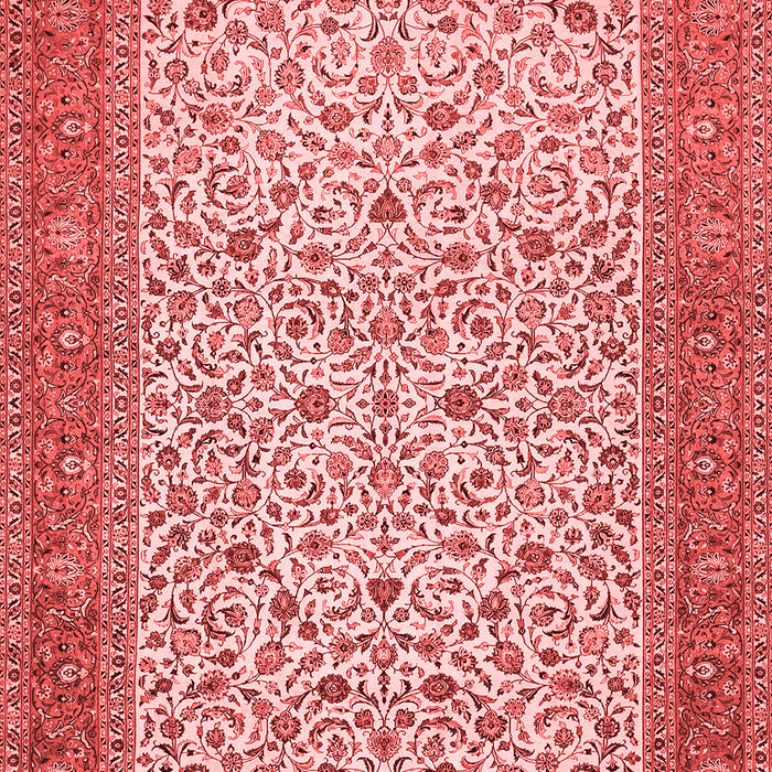 Machine Washable Persian Red Traditional Rug, wshtr447red