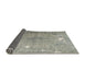 Sideview of Traditional Sage Green Persian Rug, tr4480