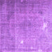 Square Machine Washable Persian Purple Traditional Area Rugs, wshtr4480pur