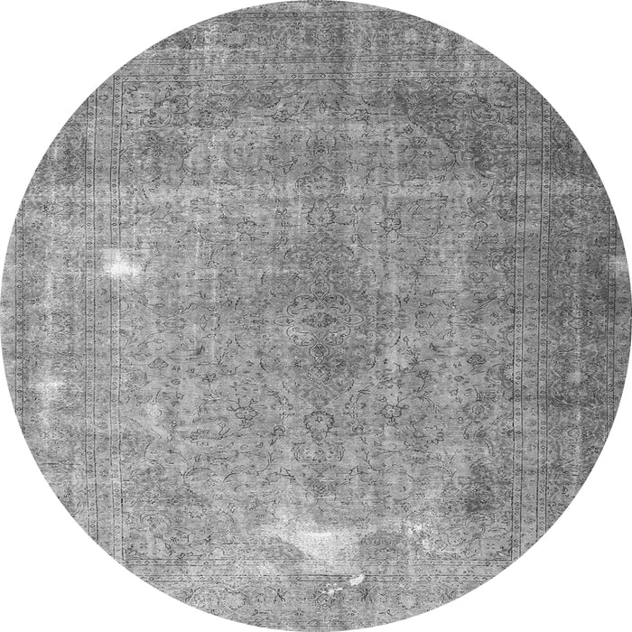 Machine Washable Persian Gray Traditional Rug, wshtr4480gry