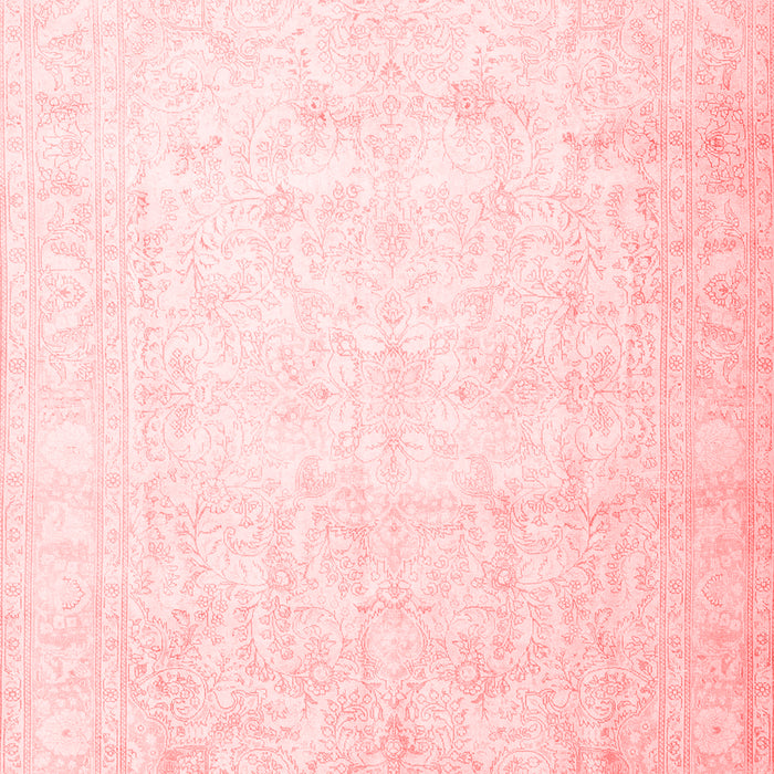 Machine Washable Persian Red Traditional Rug, wshtr4481red