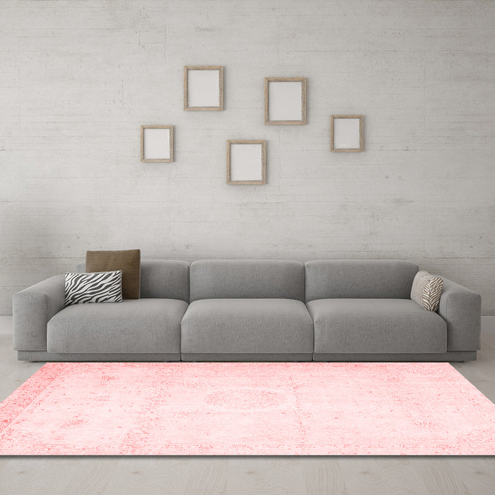 Traditional Red Washable Rugs
