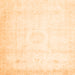 Serging Thickness of Persian Orange Traditional Rug, tr4482org