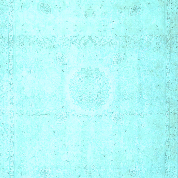 Machine Washable Persian Light Blue Traditional Rug, wshtr4482lblu