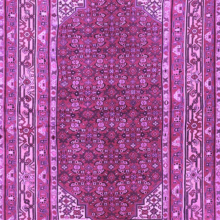Machine Washable Persian Purple Traditional Area Rugs, wshtr4483pur