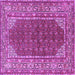 Square Persian Purple Traditional Rug, tr4483pur