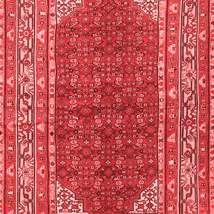 Machine Washable Persian Red Traditional Rug, wshtr4483red