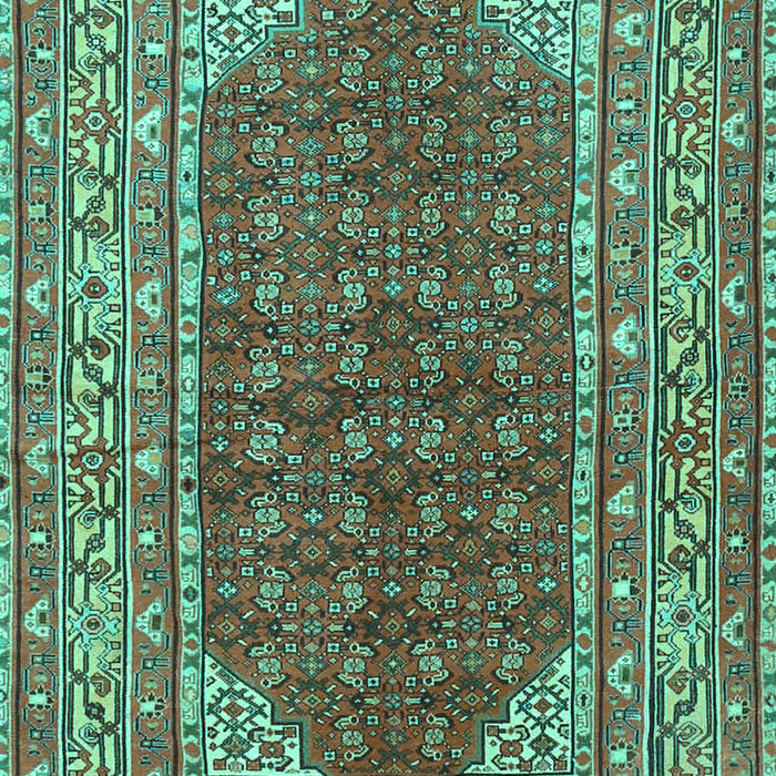 Persian Turquoise Traditional Rug, tr4483turq