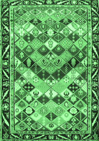 Persian Emerald Green Traditional Rug, tr4484emgrn