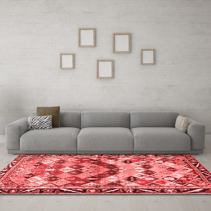Traditional Red Washable Rugs