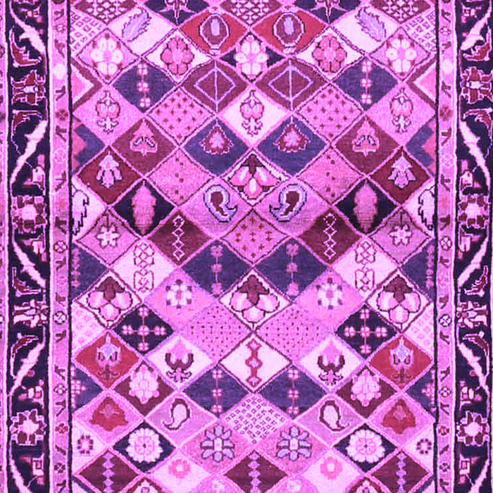 Machine Washable Persian Purple Traditional Area Rugs, wshtr4484pur